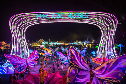 Electric Avenue neon sign at EDC - 7 Things Operators can Learn from EDC Las Vegas